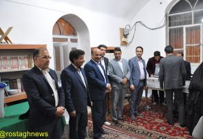 بازدیدفرماندار واعضای شورای تامین شهرستان از صندوق های اخذ رای رستاق