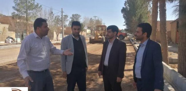 بازدید از طرح های بهسازی صدرآباد رستاق
