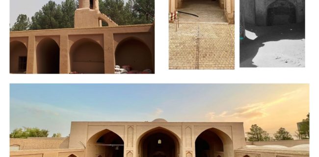 مسجد جامع تک مناره عزآباد از دیروز تا امروز