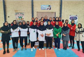 گزارش تصویری لیگ کبدی خواهران استان در ابراهیم آباد رستاق