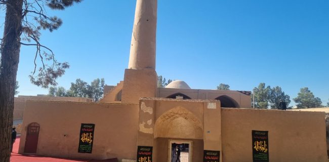 پذیرایی مسجد جامع تاریخی عزآباد از عزاداران